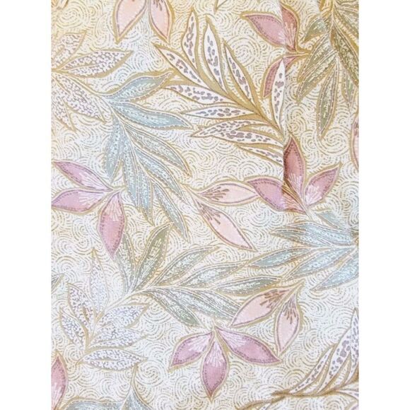 Cynthia Rowley XL 100% Linen Pull-on Shorts Size XL Neutral Colors Leaf Print - Picture 4 of 7